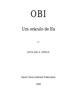 OBI - um oraculo de Ifa - AFOLABI A. EPEGA.pdf